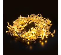 Гирлянда Eurosvet 100-101 бахрома, теплый белый a056075