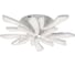 Люстра Schaffner Spirito 4715-4+4 цвет белый 128 Вт IR 1