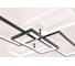 Люстра Schaffner Martillo 4190-5 WH+BK цвет белый/черный 206 Вт IR 24