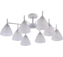 Люстра Schaffner Indirozzo 4075-8, цвет белый/хром, 480 Вт Indirozzo 4075-8 WH+CR