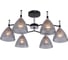Люстра Schaffner Forbici 4215-6, цвет черный/хром, 360 Вт Forbici 4215-6 BK+CR 2