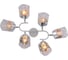 Люстра Schaffner Repollo 4085-6, цвет белый/хром, 360 Вт Repollo 4085-6 WH+CR 2