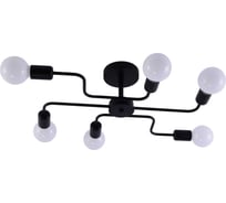 Люстра Schaffner Neve 4210-6, цвет черный, 360 Вт Neve 4210-6 BK