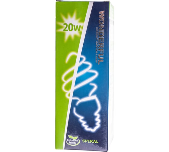 Энергосберегающая лампа Wonderful SM-1 20W/E14/4100 (спираль) 900404