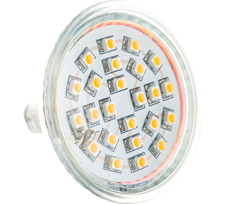 Светодиодная лампа Wonderful GU 5.3 (SMD) (24 диода) 2W/220V/MR16/2700K 902931