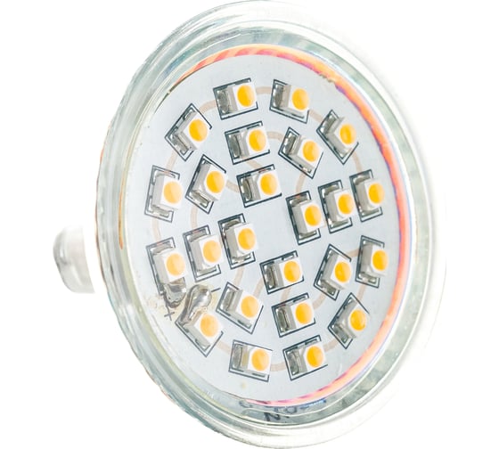 Светодиодная лампа Wonderful GU 5.3 (SMD) (24 диода) 2W/220V/MR16/2700K 902931