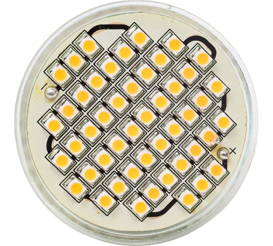 Светодиодная лампа Wonderful GU 5.3 (SMD) (48 диодов без стекла) 4W/220V/MR16/2700K 902932