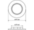 Кольцо для патрона TDM ELECTRIC Е14, термостойкий пластик, белый, SQ0335-0163 4