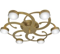 Потолочная светодиодная люстра ПЕТРАСВЕТ плоская российского производства S2455-6