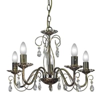 Подвесная люстра ПЕТРАСВЕТ 5 ламп Аврора российского производства S1154-5