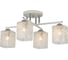 Люстра Schaffner 4xE27/40W (52*38*24) Epoca 4580-4 WH+CR 2