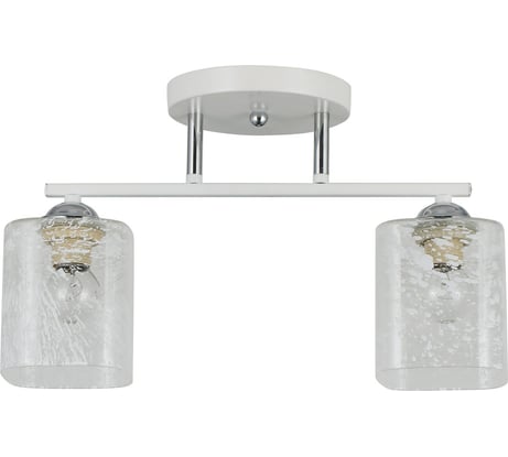 Люстра Schaffner 2xE27/40W (39*14,5*23) Epoca 4580-2 WH+CR