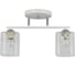 Люстра Schaffner 2xE27/40W (39*14,5*23) Epoca 4580-2 WH+CR 1