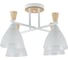 Люстра Schaffner 4xE27/40W (47*47*29) Traccia 4535-4 WH+WOOD 1
