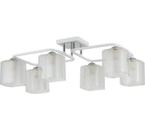 Люстра Schaffner 6xE27/40W (62*40*21) Gafas 4600-6 WH+CR