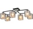 Люстра Schaffner 6xE27/40W (62*40*21) Gafas 4600-6 BK+CR 2