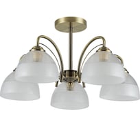 Люстра Schaffner 5xE27/40W (55*55*23,5) Gabbia 4595-5 AB