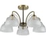 Люстра Schaffner 5xE27/40W (55*55*23,5) Gabbia 4595-5 AB 1