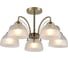 Люстра Schaffner 5xE27/40W (55*55*23,5) Gabbia 4595-5 AB 2