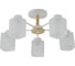Люстра Schaffner 5xE27/40W (56*56*27) Cruzado 4560-5 WH+WOOD 1