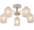 Люстра Schaffner 5xE27/40W (56*56*27) Cruzado 4560-5 WH+WOOD 2