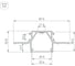 Профиль Arlight LINIA32-FANTOM-MID-2000 ANOD 2м 058472 3