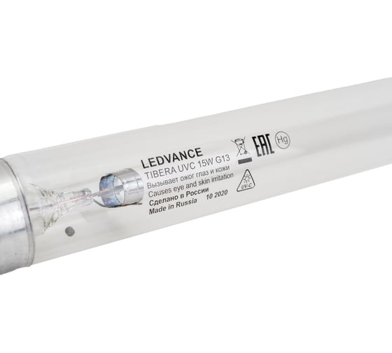 Безозоновая ультрафиолетовая лампа LEDVANCE TIBERA UVC 15W G13 4058075499201
