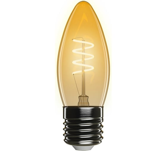 Светодиодная филаментная лампа ФОТОН LED FL B35-S 4W E27 2200К, серия ДЕКОР 23940