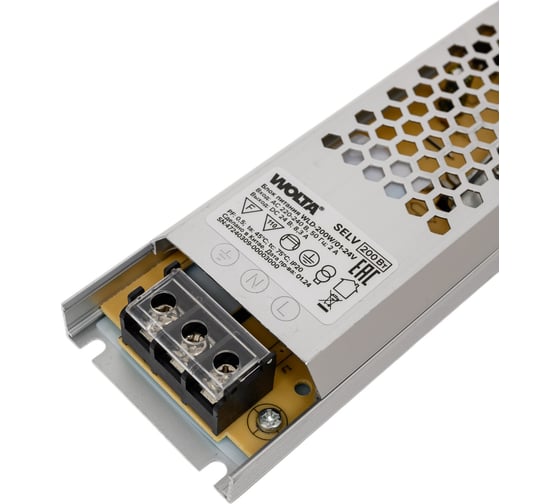 Блок питания Wolta Decor для светодиодных лент 200Вт 24В IP20 WLD-200W/01-24V