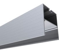 П-образный подвесной алюминиевый профиль Apeyron для LED ленты серебро, 50х55мм 08-25-01