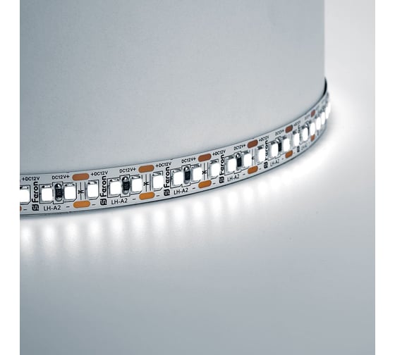 Светодиодная лента FERON LS616 180SMD 2835 /м 17Вт/м 12V 5000х10х1.22мм 4000К, IP20 41530