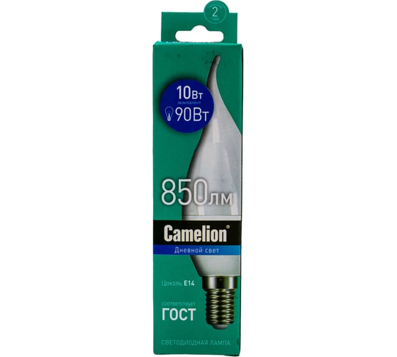 Светодиодная лампа Camelion LED10-CW35/865/E14 10Вт 220В 14405