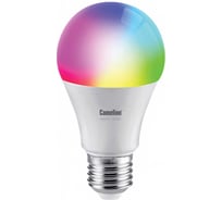 Светодиодная лампа Camelion Smart Home LSH11/A60/RGBСW/Е27/WIFI 11Вт Е27 RGB+DIM+CW 220В 14499