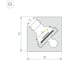 Профиль с экраном Arlight SL-KANT-H10-SQUARE-2000 IRON GREY 1комплект 055325 2