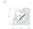 Профиль с экраном Arlight SL-KANT-H10-ROTATE-2000 IRON GREY 1комплект 055331 2
