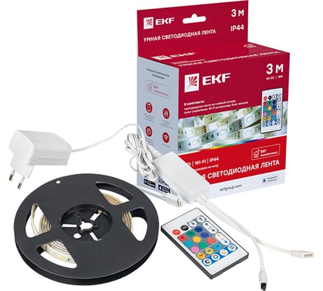 Умная светодиодная лента EKF Connect RGBW 3m slswf-3-rgbw