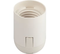 Патрон Е27 подвесной ЭРА пластик, белый, без наклейки, групповая упаковка 50 шт Б0069201