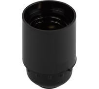 Патрон Е27 подвесной ЭРА бакелит, черный, без наклейки, групповая упаковка 50 шт Б0069196