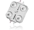 Светодиодный модуль MAKSILED 20 шт, 2Вт, 12В, IP67, 4smd 2835, 340лм, 7800-8600K ML-M4NHL-2835-CW-12V 4