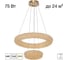 Люстра хрустальная подвесная Citilux CLOUDY LED CL323172 2