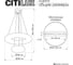 Люстра хрустальная подвесная Citilux CLOUDY LED CL323172 13