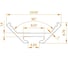 Алюминиевый анодированный профиль Wolta Decor 2000x23,42x8,76мм WAP-23/8/2000-А 3