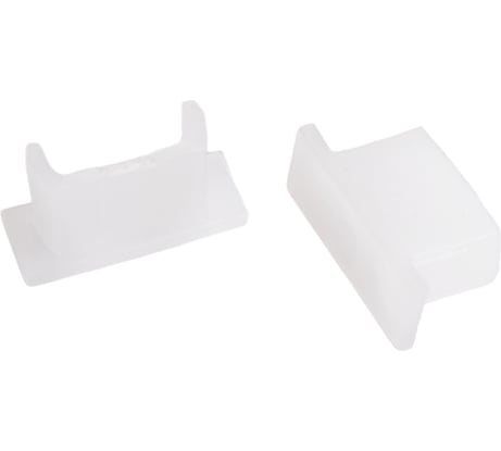 Комплект заглушек Wolta Decor к профилю WAP-15/6/2000-A 2шт WAP-EC-01