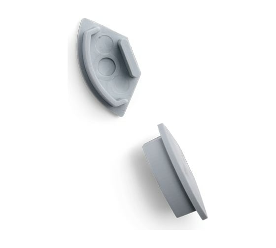 Комплект заглушек Wolta Decor к профилю WAP-23/8/2000-А 2шт WAP-EC-04 1