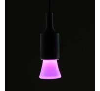 Светодиодная лампа Luazon Lighting декоративная "Фонарик", 5 SMD2835, для белт-лайта, розовый 2580330