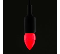 Светодиодная лампа Luazon Lighting декоративная "Шишка", 5 SMD2835, для белт-лайта, красный 2580334