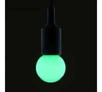 Светодиодная лампа Luazon декоративная, G60, 5 SMD2835, для белт-лайта, зеленый 3669490