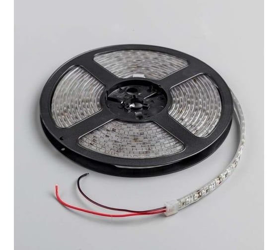 Светодиодная лента Luazon 12В, SMD3528, 5 м, IP68, 120 LED, 9.6 Втм, 6-7 Лм1 LED, DC, ЗЕЛЁНЫЙ 883911