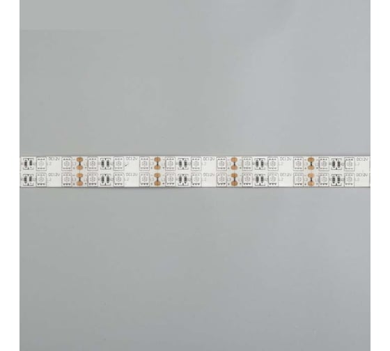 Светодиодная лента Luazon 12В, SMD5050, 5 м, IP65, 120 LED, 28.8 Вт/м, 10-12 Лм/1 LED, DC, ЗЕЛЁНЫЙ 848558