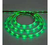 Светодиодная лента Luazon 12В, SMD5050, 5 м, IP68, 30 LED, 7.2 Вт/м, 14-16 Лм/1 LED, DC, ЗЕЛЁНЫЙ 883934
